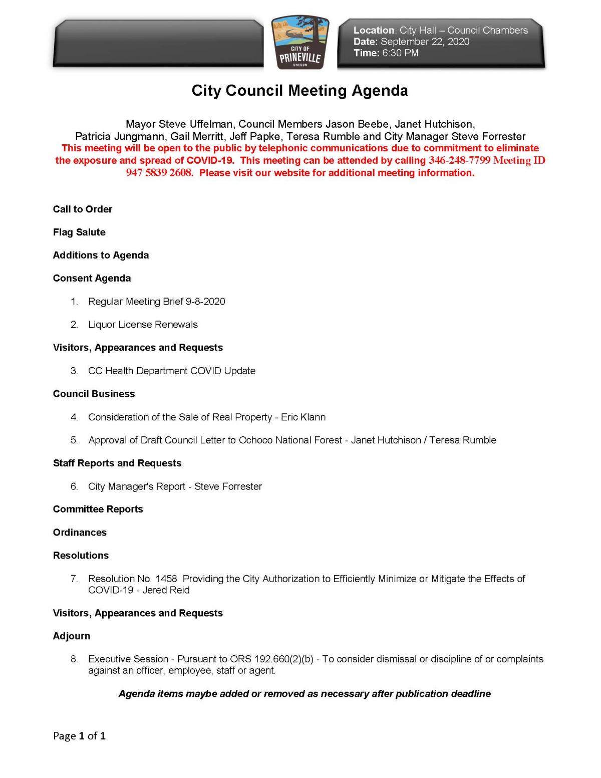 Agenda 9-22-2020