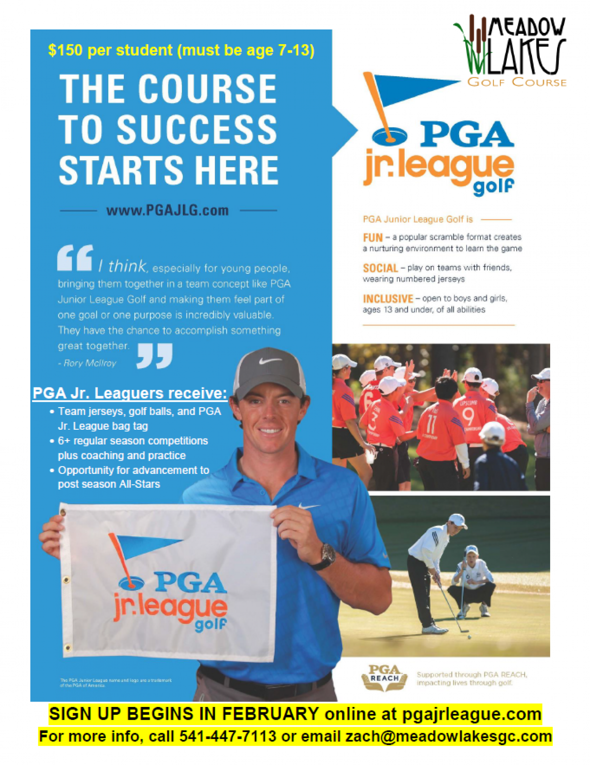 PGA Junior League City of Prineville Oregon
